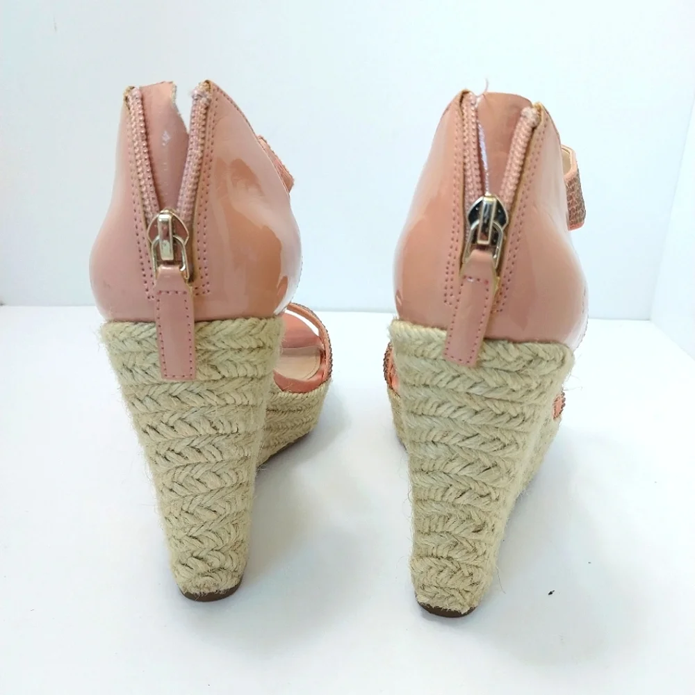 Enzo Angiolini Eaitsy Wedge Sandals, Size‎ 8.5